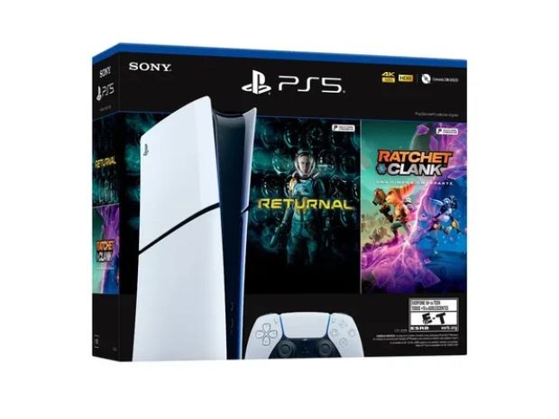 PS5 SLIM DIGITAL 1TB RATCHET Y RETURNAL 2 JUEGOS DIGITALES EN USD